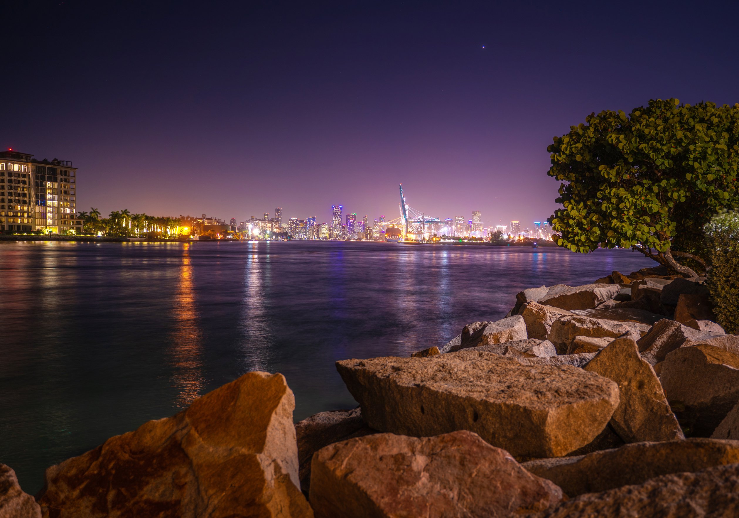 Port of Miami and Fisher Island